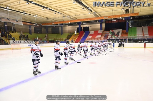 2019-12-14 Hockey Milano Bears-Chiavenna 1164 Squadra